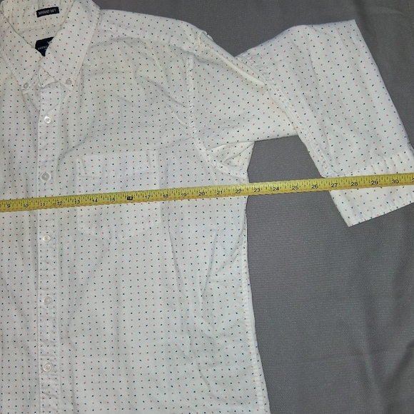 American Eagle Outfittersseriously Soft White Button Down Shirt Men SZ L - Picture 14 of 16